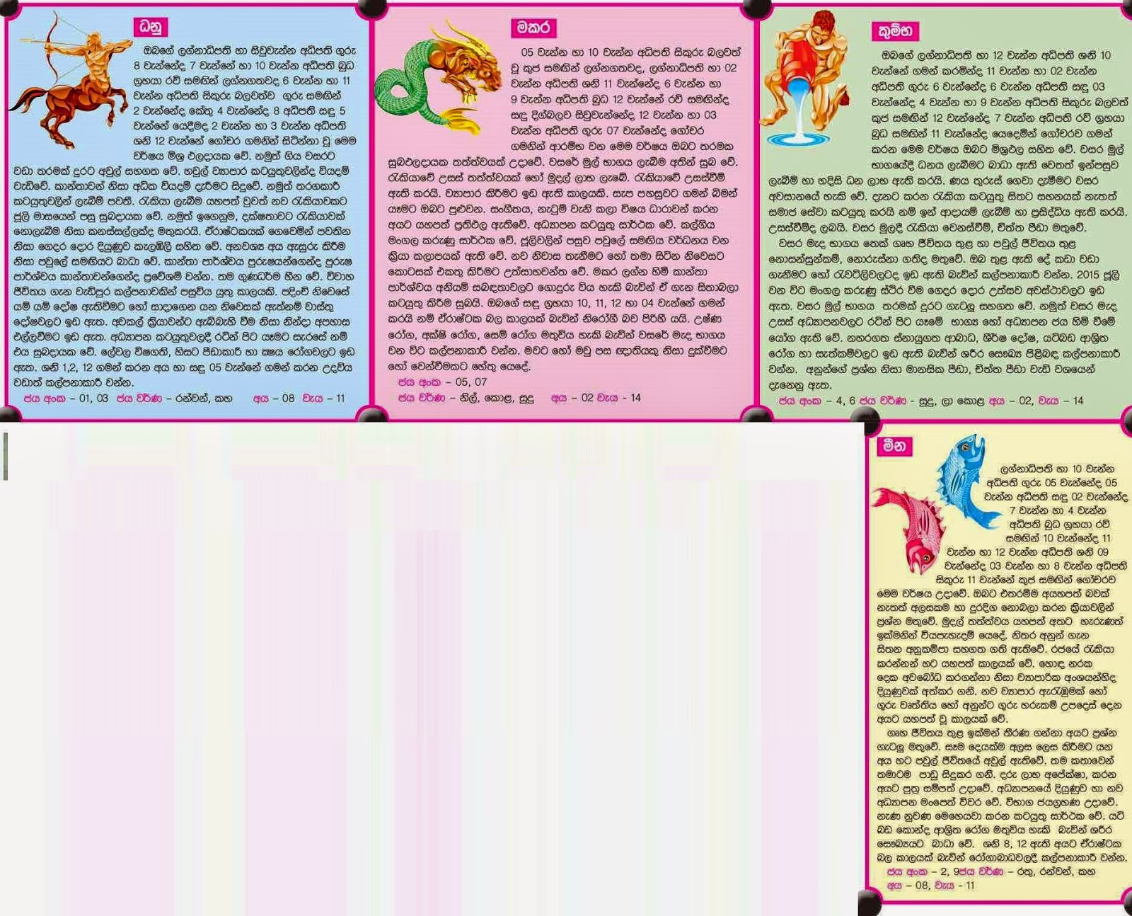 Sinhala Kendara Horoscope Software Sinhala Horoscope Online